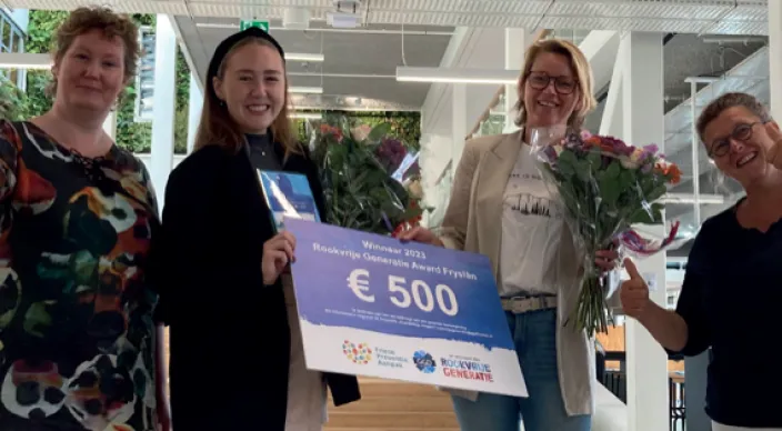 Vape campagne winnaar Rookvrije Generatie Award Fryslân 2023